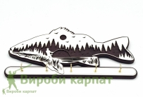 Настенный деревянный держатель для ключей