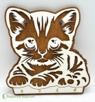 Настенный держатель в форме котика