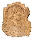 Деревянное панно