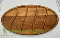 Wooden board for snacks