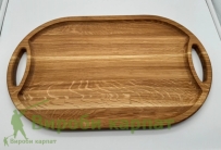 Wooden plate for meat