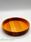 Cherry Wood Plate, Ø20×4 cm