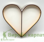 Секционная тарелка сердечка