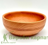 Деревянная глубокая миска ручной работы