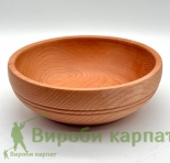 Миска-салатник из натурального бука