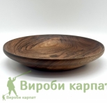 Деревянная тарелка из ореха