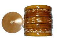 Бочонок для специй резной