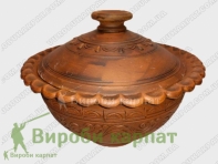 Миска с крышкой 20х10 см