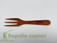 Деревянная вилка ореховая