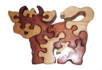 Пазл корова