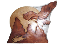 Пазл орёл и заяц