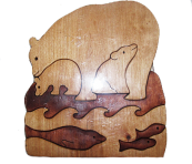 Пазл медведи