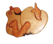 Пазл червячок 