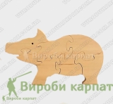 Пазл свинка