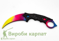 Нож керамбит из фанеры