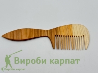 Деревянная расческа из черешни