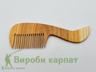 Деревянная расческа для волос из черешни