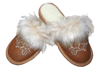 Тапочки с опушкой