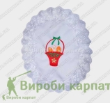 Накидка с вышивкой 30х40