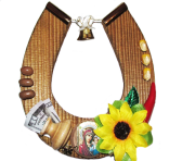 Подкова - оберег 13х15 см