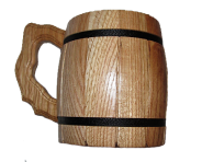 Бочка с фигурной ручкой