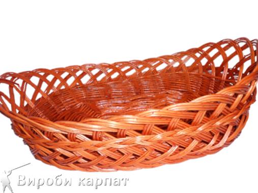 Подносы с оплёткой лозы