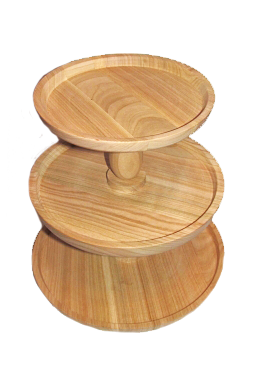 Тройной деревянный клеш