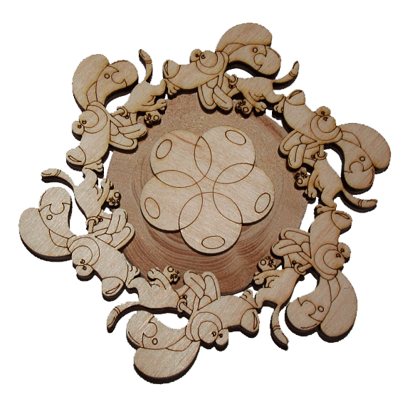 Фигурная подставка под горячее