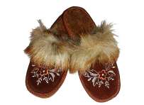 Тапочки из натуральной кожи